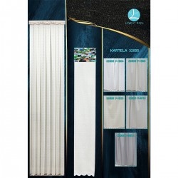 32505 Color Chart Wholesale Raschel Knit Tulle Curtain Fabrics Living Room and Bedroom Curtains 5 Models 100% Polyester