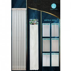 32530 Color Chart Wholesale Raschel Knit Tulle Curtain Fabrics Living Room and Bedroom Curtains 6 Models 100% Polyester