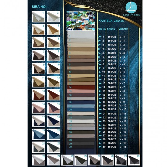 Clark Color Chart Wholesale Dobby Weaving Blackout Background Curtain Fabrics Living Room and Bedroom Curtains 15 Models 100% Polyester