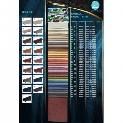 Christin Color Chart Wholesale Linen Blackout Background Curtain Fabrics for Living Room and Bedroom Curtains 17 Models 100% Polyester