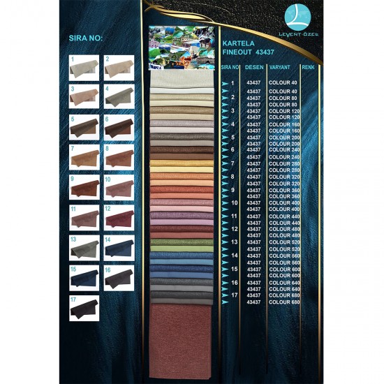 Christin Color Chart Wholesale Linen Blackout Background Curtain Fabrics for Living Room and Bedroom Curtains 17 Models 100% Polyester