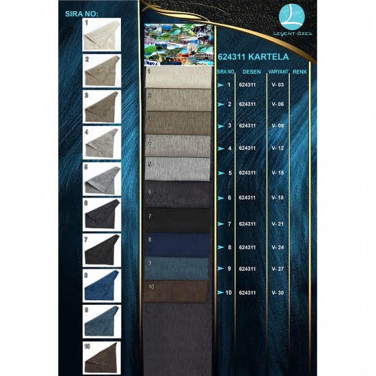 Holmes Color Chart Wholesale Jacquard Background Curtain Fabrics Living Room and Bedroom Curtains 10 Models 100% Polyester