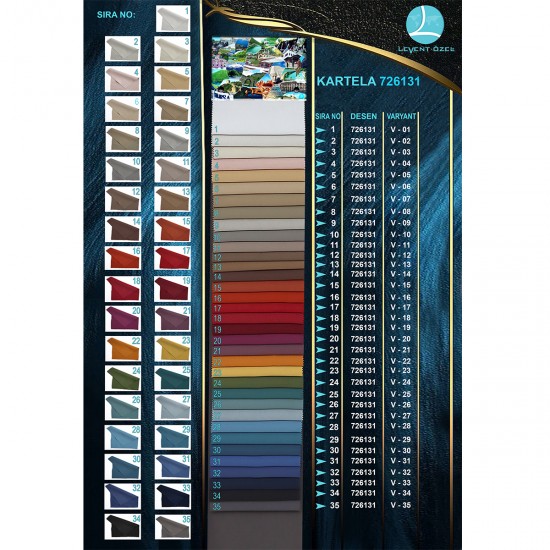 Kevin  Color Chart Wholesale Dobby Weaving Blackout Background Curtain Fabrics Living Room and Bedroom Curtains 35 Models 100% Polyester