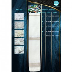 Optimum Color Chart Wholesale Linen Tulle Curtain Fabrics Living Room and Bedroom Curtains 5 Models 100% Polyester