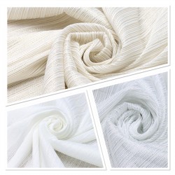 Mrt 500 V--1 Wholesale Linen  Silvery Tulle Curtain Fabrics Living Room and Bedroom Curtains 3 Models 100% Polyester