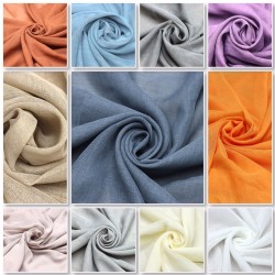 Tual V--2286 Wholesale Linen Tulle Curtain Fabrics Living Room and Bedroom Curtains 13 Models 100% Polyester